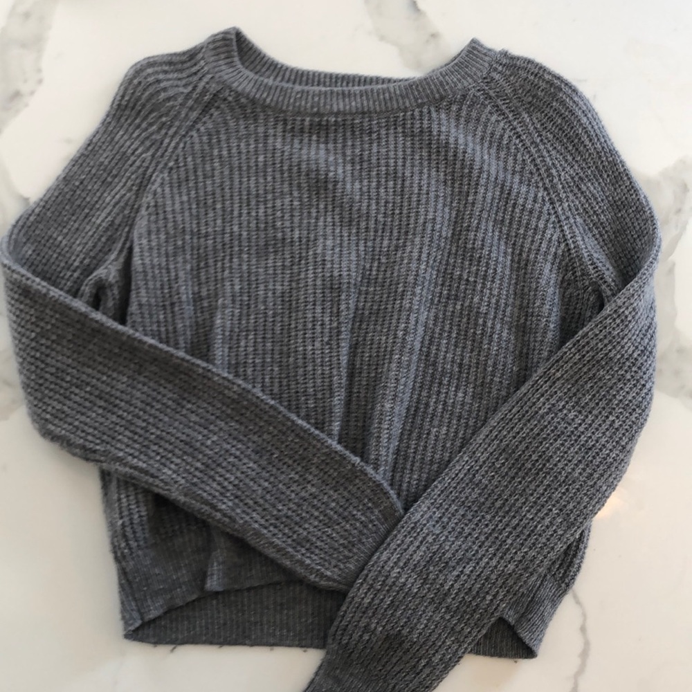 Dark Grey Brandy Melville Knit Sweater